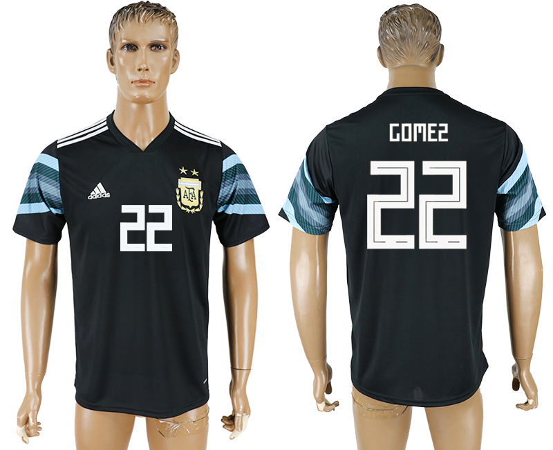2018 FIFA WORLD CUP ARGENTINA #22 GOMEZ maillot de foot